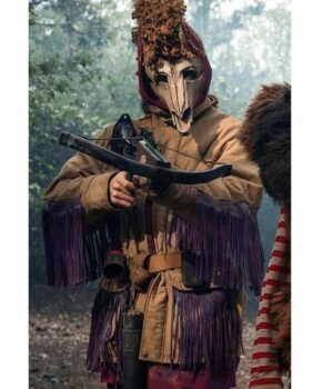  	Sweet Tooth Fringe Brown Jacket