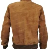 Annie Marks Fringe Good Girls Brown Suede Leather Jacket Annie Marks Fringe Good Girls Brown Suede Leather Jacket