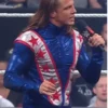  	Matt Riddle WWE Raw Blue Satin Jacket