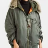  	Love Life Sara Yang Green Parka Hooded Jacket