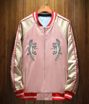  	Miku Patricia Martineau Kate Varsity Bomber Jacket