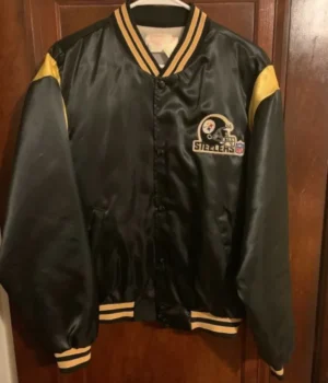  	Snoop Dogg Pittsburgh Steelers Letterman Bomber Jacket