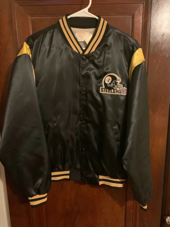 Snoop Dogg Pittsburgh Steelers Letterman Bomber Jacket Snoop Dogg Pittsburgh Steelers Letterman Bomber Jacket