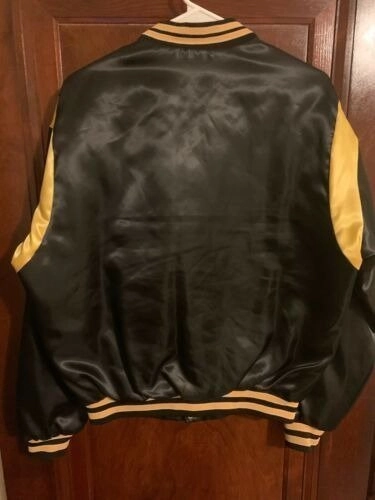 Snoop Dogg Pittsburgh Steelers Letterman Bomber Jacket Snoop Dogg Pittsburgh Steelers Letterman Bomber Jacket