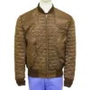  	DCs Legends Of Tomorrow Jefferson Jackson Brown Bomber Jacket