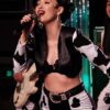 Singer Selena Quintanilla Black Cropped Jacket Singer Selena Quintanilla Black Cropped Jacket