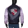  	Matt LeBlanc FRIENDS S06 Purple Bomber Jacket