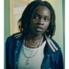  	Tracy Gotoas Ganglands Liana Blue Jacket