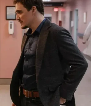  	Smile 2022 Kyle Gallner Black Wool Blazer
