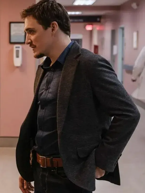 Smile 2022 Kyle Gallner Black Wool Blazer Smile 2022 Kyle Gallner Black Wool Blazer