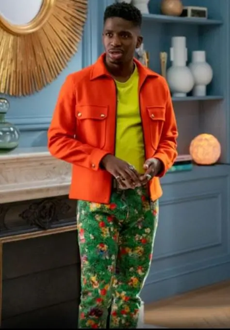 Emily in Paris Julien Orange Wool Jacket Emily in Paris Julien Orange Wool Jacket