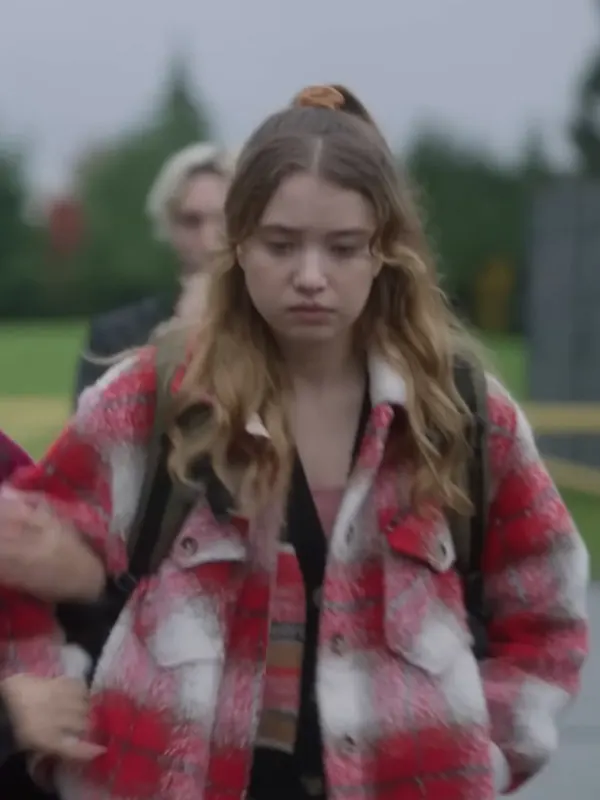 Fakes S1 Zoe Christensen Red Plaid Jacket Fakes S1 Zoe Christensen Red Plaid Jacket