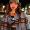 	Fakes S01 Zoe Christensen Blue Plaid Jacket