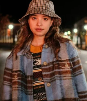  	Fakes S01 Zoe Christensen Blue Plaid Jacket
