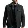  	Supernatural Dean Winchester Black Wool Trucker Jacket