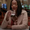  	The Card Counter Tiffany Haddish Peach Color Jacket