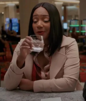  	The Card Counter Tiffany Haddish Peach Color Jacket