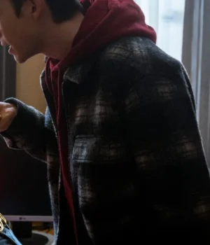  	Locke and Key S02 Gabe Wool Plaid Jacket