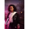  	Paper Girls Tiffany Quilkin Letterman Varsity Jacket