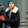  	Love Life S01 EP09 Darby Carter Blue Bomber Jacket