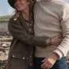  	Anatomy of a Scandal Sophie Whitehouse Green Wool Blend Jacket