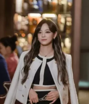  	A Business Proposal Shin Ha Ri White Cropped Jacket