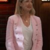  	General Hospital Nina Reeves Pink Tweed Blazer Jacket