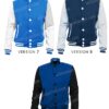  	Mens College Style Wool Varsity Letterman Bomber Jacket