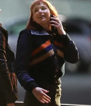  	Jennifer Lawrence Don’t Look Up Purple Jacket