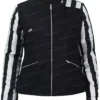 Selena Quintanilla Black and White Cropped Jacket Selena Quintanilla Black and White Cropped Jacket