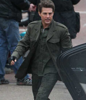  	Tom Cruise Edge Of Tomorrow Green Jacket Coat
