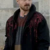  	Aaron Paul El Camino Black and Red Hoodie Jacket
