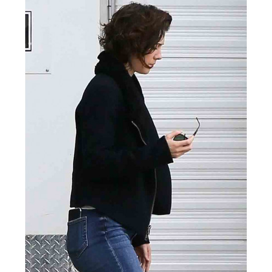 Mary Elizabeth Winstead Gemini Man Black Jacket Mary Elizabeth Winstead Gemini Man Black Jacket