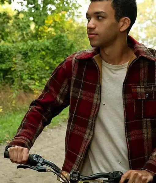Justice Smith All The Bright Places Theodore Finch Red Jacket Justice Smith All The Bright Places Theodore Finch Red Jacket