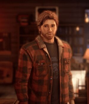  	Life is Strange: True Colors Ryan Red Wool Plaid Jacket