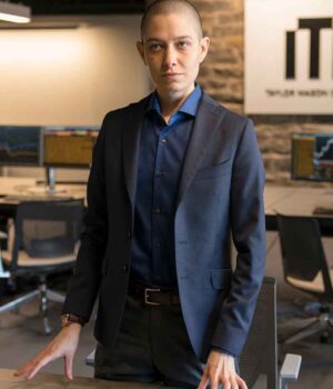  	Billions Taylor Mason Blue Blazer For Women