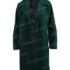  	Ginny and Georgia Miller Wool Green Coat