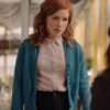  	Jane Levy Zoey’s Extraordinary Playlist Blue Wool Jacket