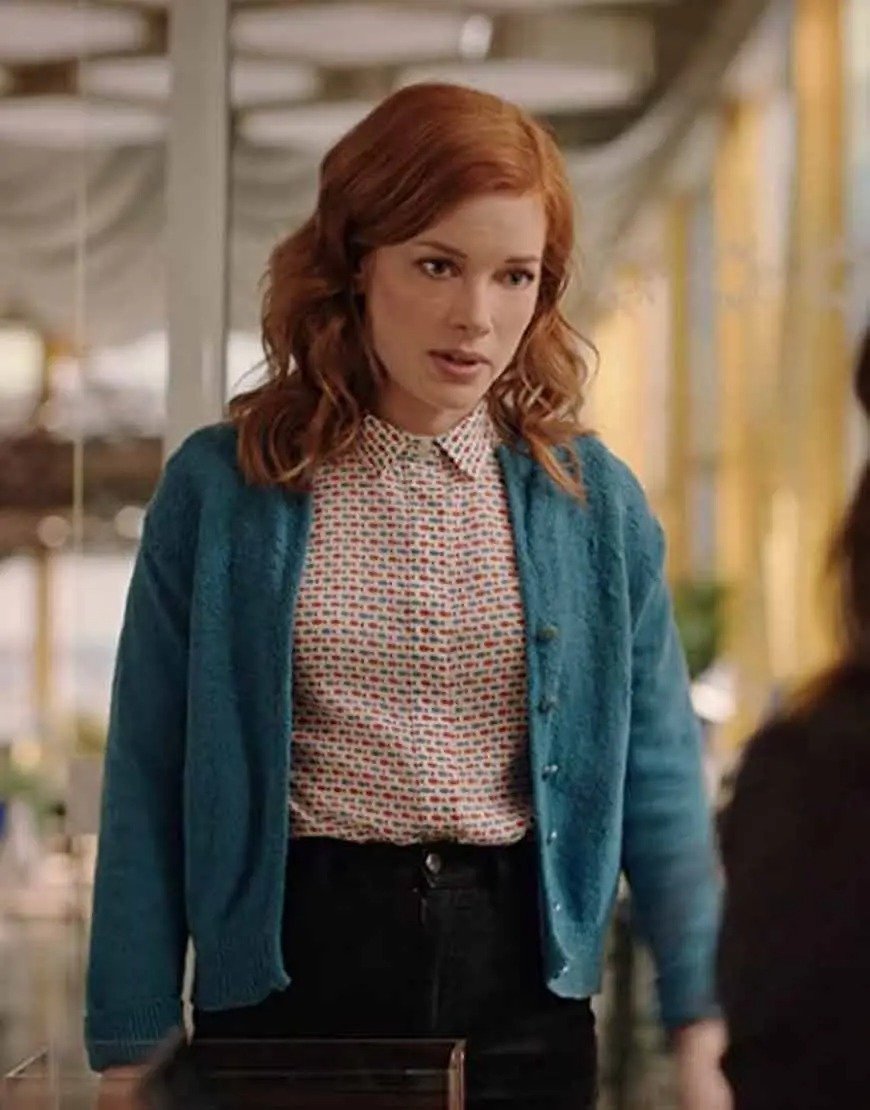 Jane Levy Zoey’s Extraordinary Playlist Blue Wool Jacket Jane Levy Zoey’s Extraordinary Playlist Blue Wool Jacket
