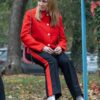  	Jodie Comer Killing Eve Season 03 Villanelle Shirt Style Red Jacket