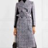  	Liza Miller Younger Season 07 Grey Checked Coat