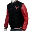 Mens Letterman Chicago Bulls Wool Red & Black Jacket Mens Letterman Chicago Bulls Wool Red & Black Jacket