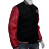 Mens Letterman Chicago Bulls Wool Red & Black Jacket Mens Letterman Chicago Bulls Wool Red & Black Jacket