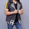 Kingdom Hearts 3 Riku Leather Half Sleeves Jacket