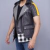 Kingdom Hearts 3 Riku Leather Half Sleeves Jacket Kingdom Hearts 3 Riku Leather Half Sleeves Jacket