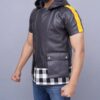 Kingdom Hearts 3 Riku Leather Half Sleeves Jacket Kingdom Hearts 3 Riku Leather Half Sleeves Jacket