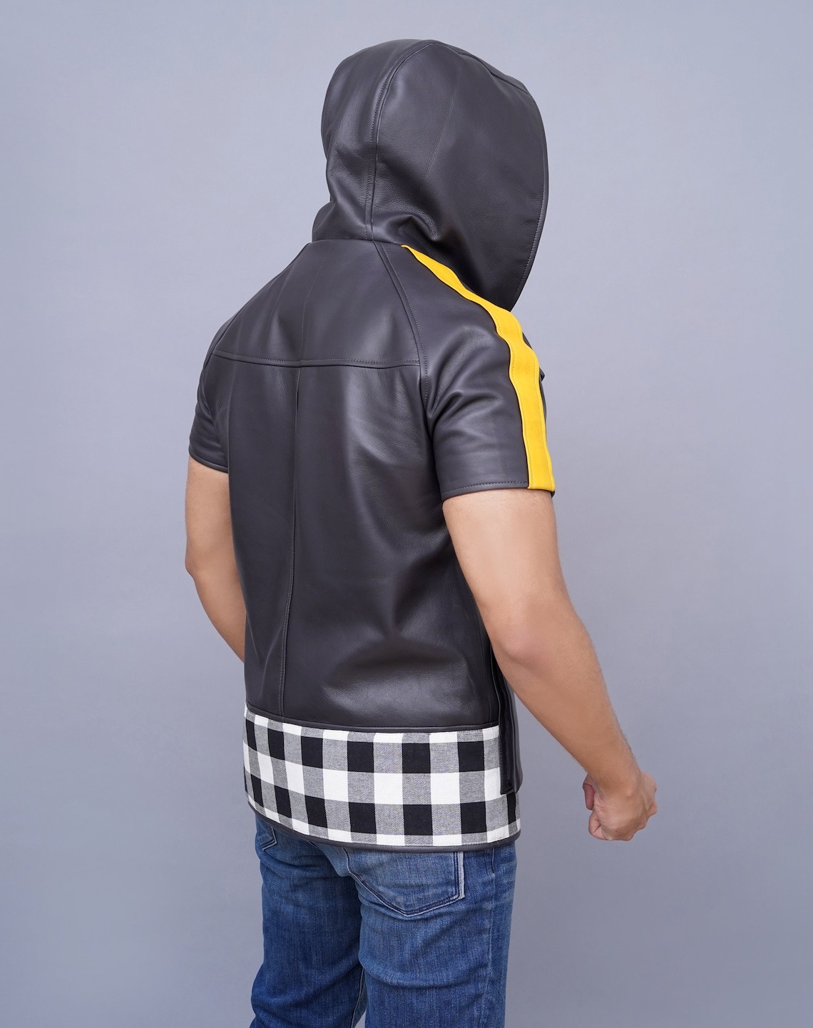 Kingdom Hearts 3 Riku Leather Half Sleeves Jacket Kingdom Hearts 3 Riku Leather Half Sleeves Jacket