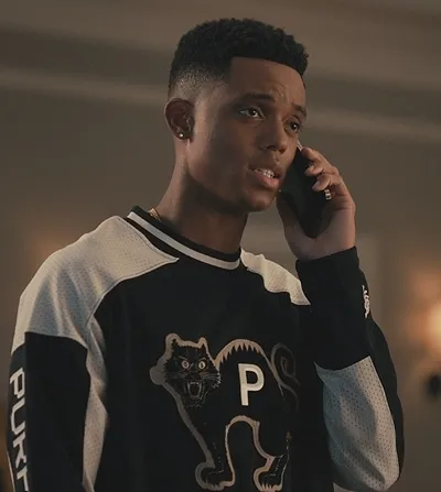 Bel-Air S02 Will Smith Black Cat Embroidered Shirt Bel-Air S02 Will Smith Black Cat Embroidered Shirt