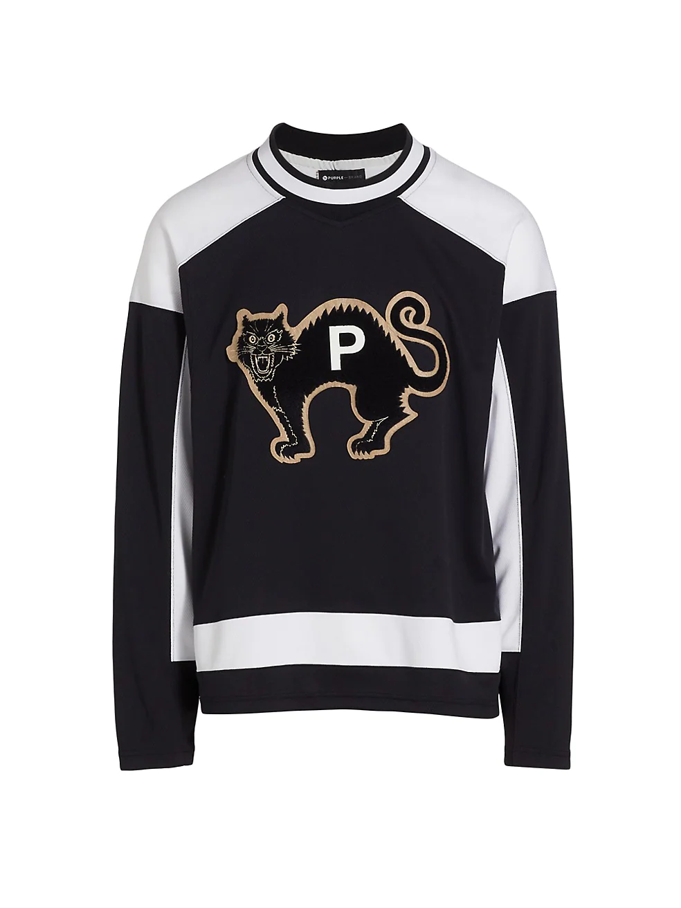 Bel-Air S02 Will Smith Black Cat Embroidered Shirt Bel-Air S02 Will Smith Black Cat Embroidered Shirt