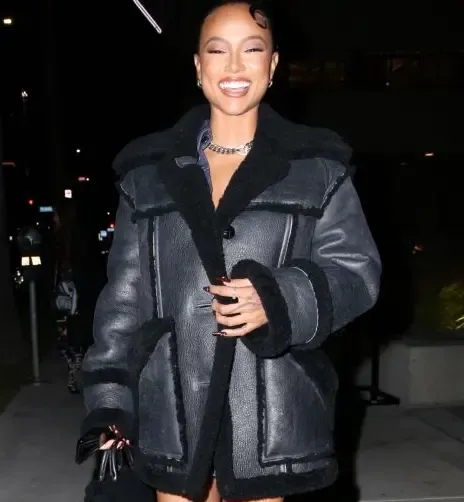 Bel Air S02 Karrueche Tran Aviator Leather Jacket Bel Air S02 Karrueche Tran Aviator Leather Jacket